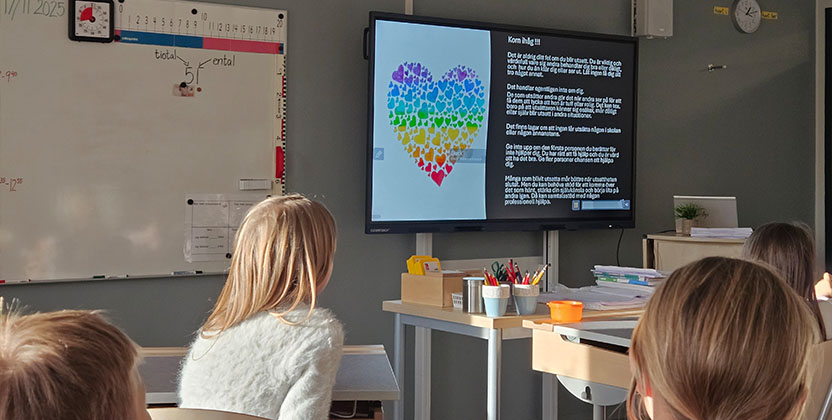 elever i tranås under orange week